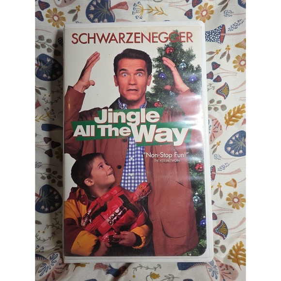 Other - 20th Century Fox Jingle All The Way VHS Movie Arnold Schwarzenegger Sinbad 1996